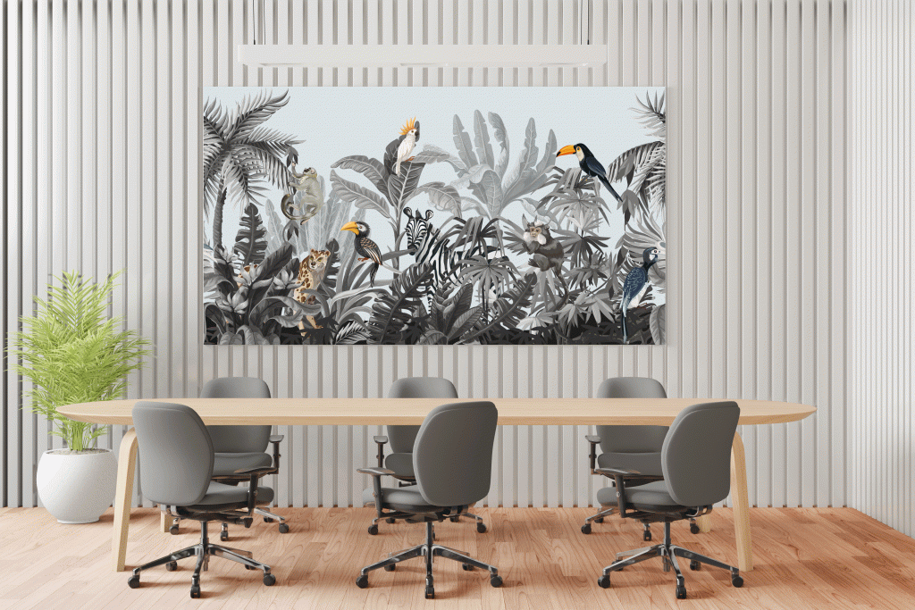 CREATION_PAPIER_PEINT_DECOR_MUR_SALLE_RÉUNION